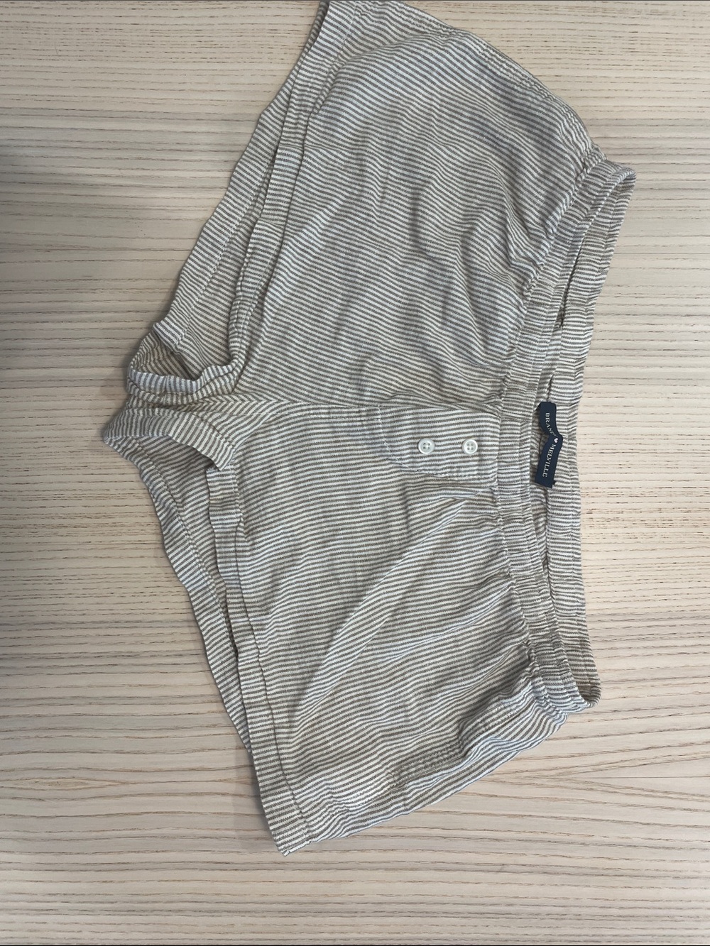 Striped Brandy Melville shorts